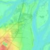 Pointe-aux-Trembles topographic map, elevation, terrain