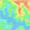 Glades Bay Park topographic map, elevation, terrain