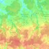 Saint-Martin-en-Bresse topographic map, elevation, terrain
