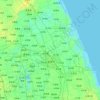 Tinghu District topographic map, elevation, terrain