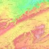 Panna topographic map, elevation, terrain