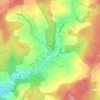 Woldert topographic map, elevation, terrain