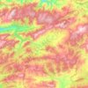 Mudurnu topographic map, elevation, terrain