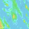 Point Du Sault topographic map, elevation, terrain