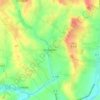 Courgeon topographic map, elevation, terrain