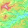 Breitenbach am Herzberg topographic map, elevation, terrain