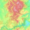 Landa de Matamoros topographic map, elevation, terrain