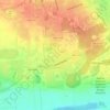 Большевик topographic map, elevation, terrain