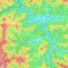 Lesaka topographic map, elevation, terrain