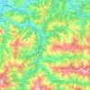 Mieres topographic map, elevation, terrain