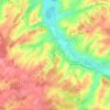 Perrusson topographic map, elevation, terrain