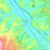 San Giovanni Valdarno topographic map, elevation, terrain