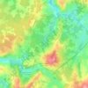 Saint-Sauveur-en-Puisaye topographic map, elevation, terrain