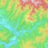 Bagni di Lucca topographic map, elevation, terrain