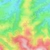 Bettes topographic map, elevation, terrain