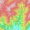 Agua Blanca topographic map, elevation, terrain