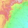 Kabirdham topographic map, elevation, terrain