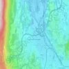 La Motte-Servolex topographic map, elevation, terrain