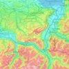 Sankt Gallen topographic map, elevation, terrain