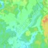 Teetz-Ganz topographic map, elevation, terrain