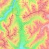 Graun - Curon Venosta topographic map, elevation, terrain