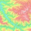 Inkawasi topographic map, elevation, terrain