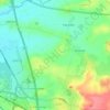 Yelvertoft topographic map, elevation, terrain