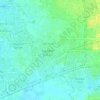 Sector 57 topographic map, elevation, terrain
