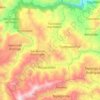 Ahuacatlán topographic map, elevation, terrain