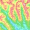 Weißpriach topographic map, elevation, terrain