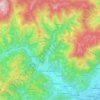 Ljubno topographic map, elevation, terrain