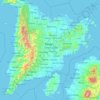 Iloilo topographic map, elevation, terrain
