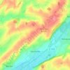 Hauteville topographic map, elevation, terrain