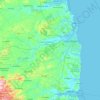 Região Geográfica Imediata de João Pessoa topographic map, elevation, terrain