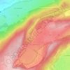 Le Mémont topographic map, elevation, terrain