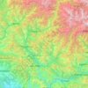 Bhagirathi topographic map, elevation, terrain