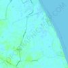 Huttoft topographic map, elevation, terrain