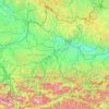 Oberösterreich topographic map, elevation, terrain