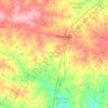 Farooqnagar mandal topographic map, elevation, terrain