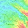 Departamento topographic map, elevation, terrain