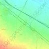 Cadeo topographic map, elevation, terrain