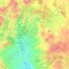 Shasta County topographic map, elevation, terrain