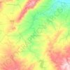 Gaafour topographic map, elevation, terrain