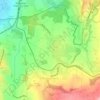 Bossonnens topographic map, elevation, terrain