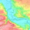 Kloschwitz topographic map, elevation, terrain