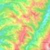 Bossolasco topographic map, elevation, terrain