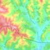 Brignac-la-Plaine topographic map, elevation, terrain