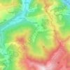 Miglos topographic map, elevation, terrain