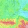 Habach topographic map, elevation, terrain