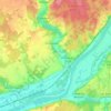 Valloire-sur-Cisse topographic map, elevation, terrain